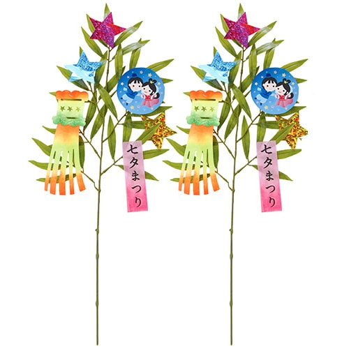 七夕傘糸巻吊るし飾り「織姫・彦星」19連 Amazon | 壁面 吊るし飾り ガーランド 七夕 飾り 織姫 彦星 7月