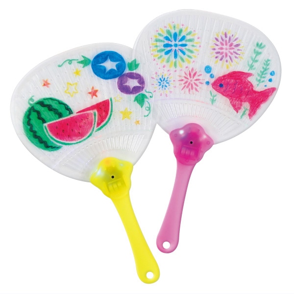 おえかき光るうちわ | 6.手作りワークショップ,手作りキット,夏の