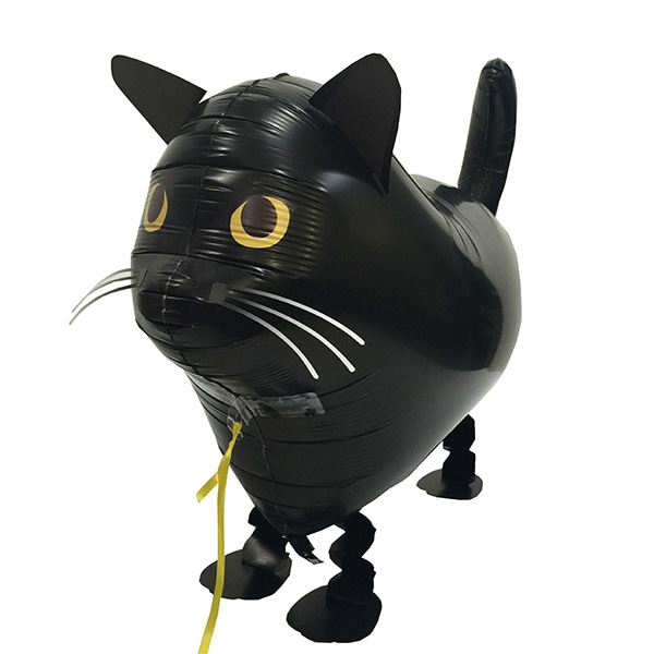 黒猫の夜遊び ボトルメール (ハーバリウム×2本) お散歩パピーシリーズ 黒ねこ | 3.バルーン・風船用品,お散歩
