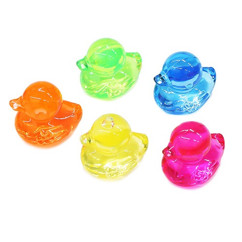 アクリルアイス 蛍光クリア【アヒルちゃん】 1kg | 1.縁日グッズ