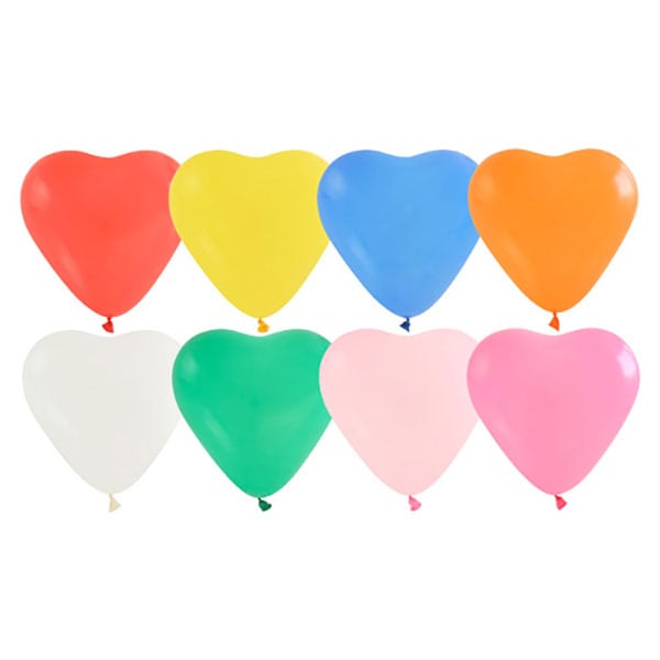 芸者 ハート型ミニ風船 芸者 ハート型ミニ風船 ハート型風船 赤 （50個