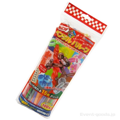 ペンシルバルーン 風船セット 100本入り | 3.バルーン・風船用品 