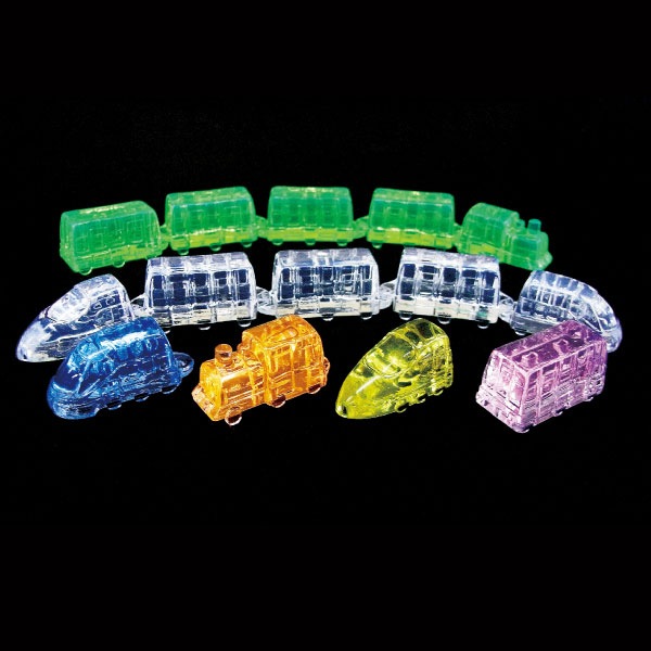 アクリルアイス【トレイン蛍光クリア】1kg | 1.縁日グッズ,アクリル