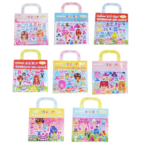 おもしろ参加賞景品 きせかえシールバッグ | 10.抽選会イベント用品