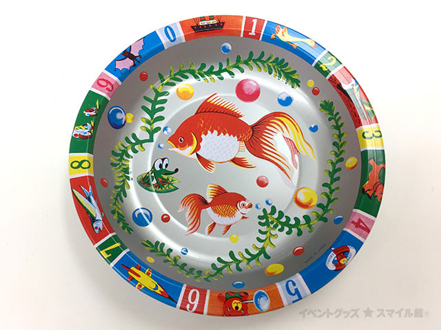 金魚すくい備品 金魚受けブリキ絵皿 2 縁日イベント用品 金魚すくい その他備品 イベントグッズ スマイル館 スマホ対応