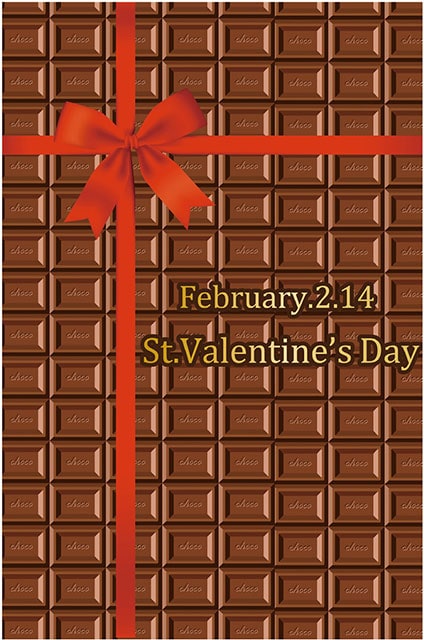 フォトスポット用マルチシート【リボンチョコ】 | 5.イベント装飾用品