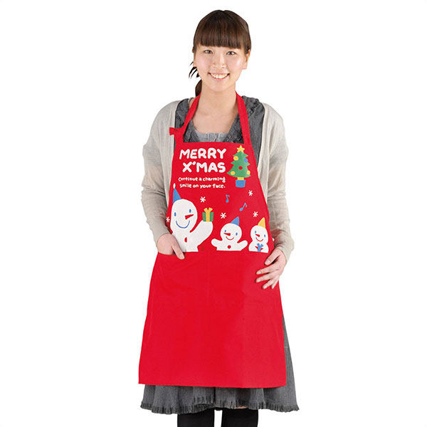 クリスマス エプロン【スノーマン】 | 5.イベント装飾用品,冬の装飾品