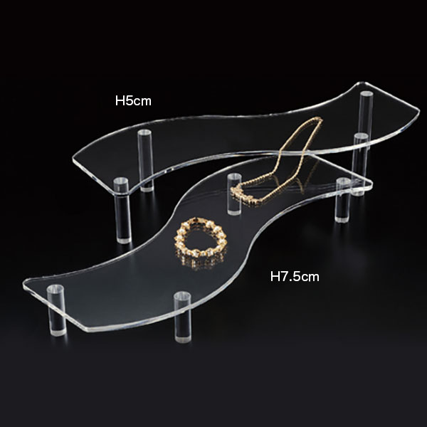 波型ディスプレイ | 11.販促イベント用品,卓上アクリル製什器