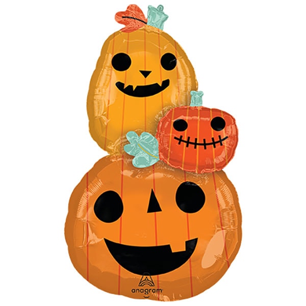 ハロウィン・フィルムバルーン「クラシックパンプキン」 | 3.バルーン
