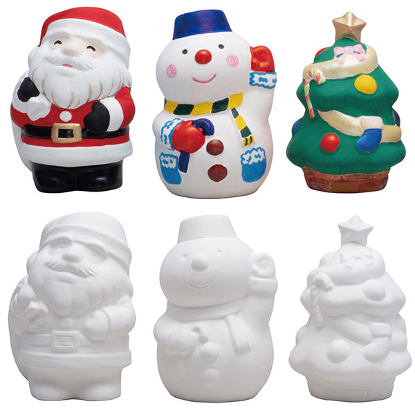 らくがきクリスマス貯金箱(60個) | 6.手作りワークショップ,手作り