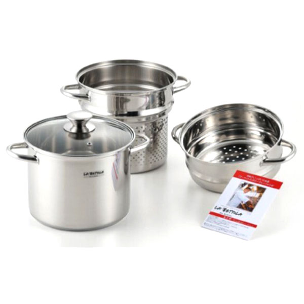 IH200V対応 スチーム＆パスタポット 20cm | 9.家庭用調理イベント用品 