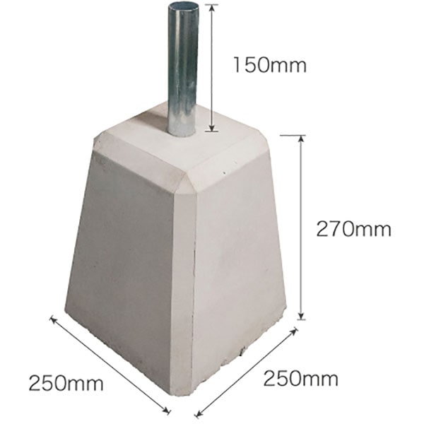 のぼり用コンクリートポールスタンド | 5.イベント装飾用品,のぼり旗