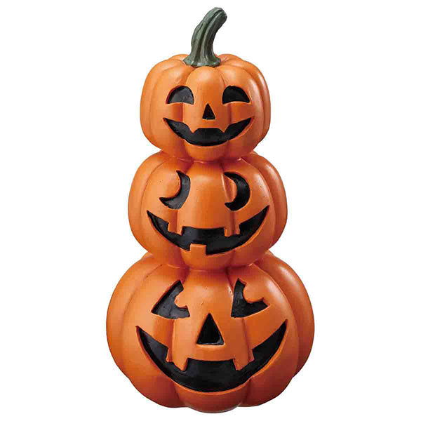 新品未使用 POTTERYBARN パンプキン　オブジェ　置物　ハロウィン 3連パンプキンオブジェ | 5.イベント装飾用品,秋の装飾品,ハロウィン