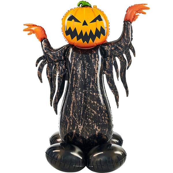 ハロウィンコスプレ　スタンディングWベット ハロウィン・スタンディングバルーン【パンプキンヘッドゴースト