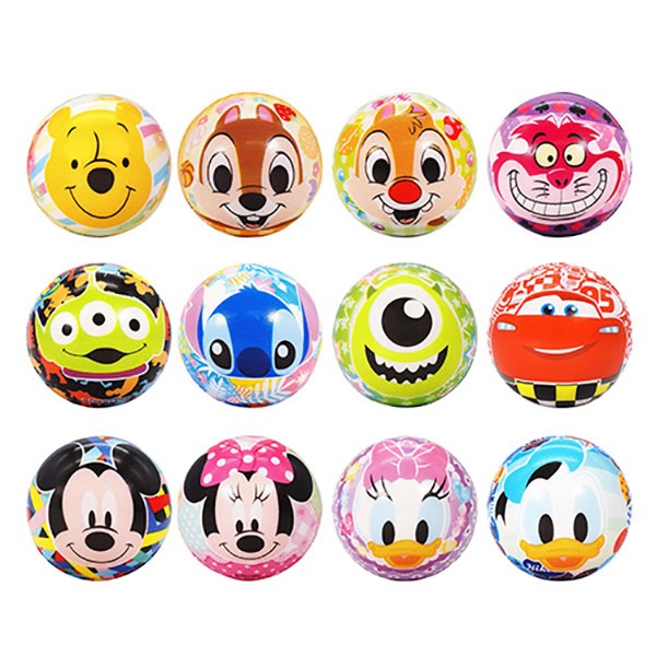 PUボール【ディズニー（フェイス）】（24ヶ入） | 1.縁日グッズ,人形
