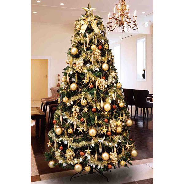 【未使用】クリスマスツリー 180cm フルセット シャンパンゴールド Amazon | Z-CRAFT ジュールレンケリ 北欧風 クリスマスツリーセット
