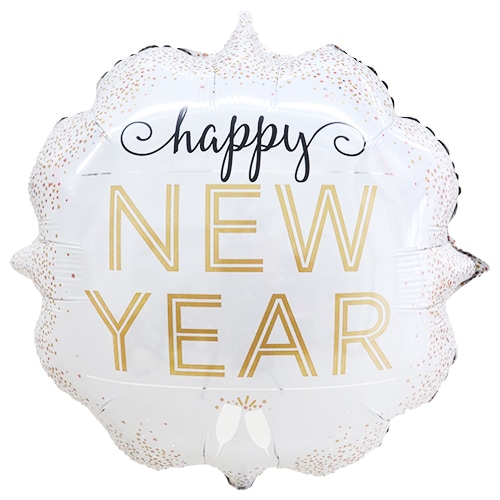 ニューイヤーバルーン【メタリックニューイヤーダイアモンド 】 （5枚1
