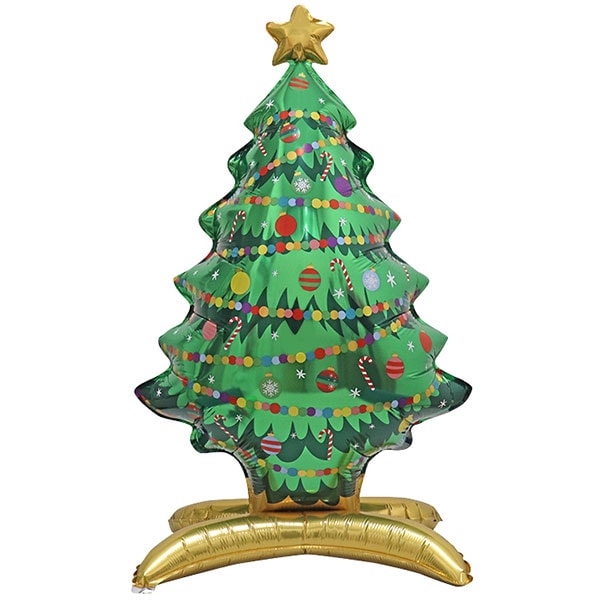 エアー専用】スタンディングバルーン メタリッククリスマス