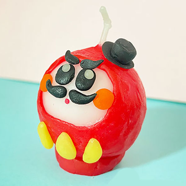 ダルマキャンドル作り | 6.手作りワークショップ,手作りキット,冬の