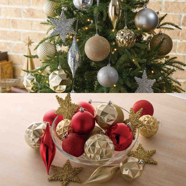 クリアケース入オーナメントセット（20個入） | 5.イベント装飾用品,冬