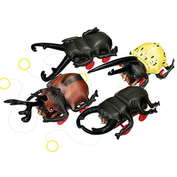 お散歩ビニール風船 カブト＆クワガタ（4種入） | 3.バルーン・風船
