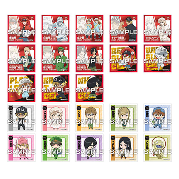 はたらく細胞 シール当て（20+2付） | 10.抽選会イベント用品,抽選会景品【くじ無し】,シール当て | イベントグッズ★スマイル館 ...