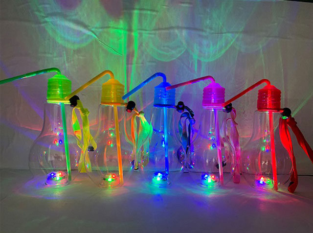 カラフル電球ボトル500ml 120ケ | 2.模擬店グッズ,ジュース,光る