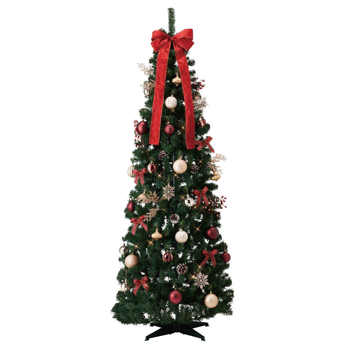 LED付ポップアップツリー【レッド】 | 5.イベント装飾用品,冬の装飾品