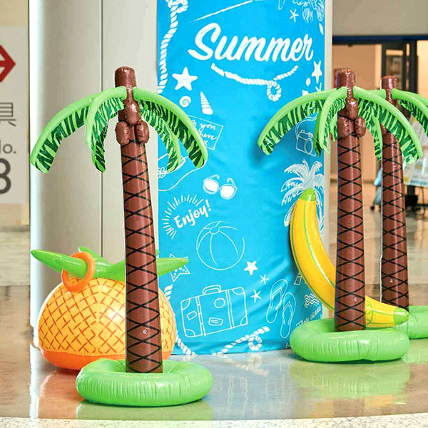 エアポップ ヤシの木 ※フットポンプ付き | 5.イベント装飾用品,夏の