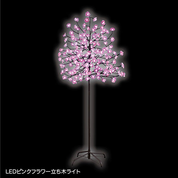 LEDピンクフラワーライト | 5.イベント装飾用品,春の装飾品,桜装飾品