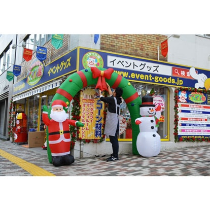 エアーブローアーチ・サンタ＆スノーマン | 5.イベント装飾用品