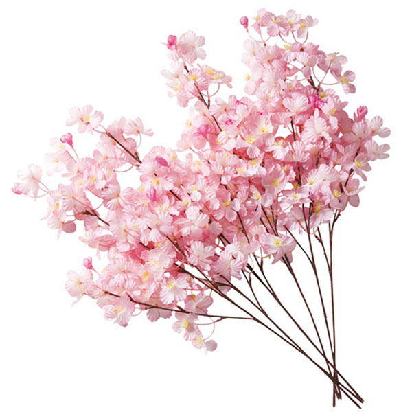春花 中桜ブランチ3本立 L68cm（12本セット） | 5.イベント装飾用品,春の