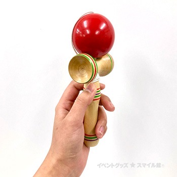 木製けん玉【赤】 | 8.パーティー＆ゲーム用品,昔のあそび