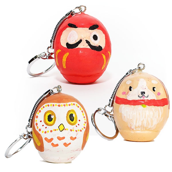 ミニだるまキーホルダー工作キット | 6.手作りワークショップ,手作り