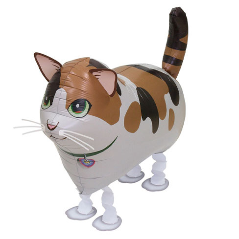 ミニキャットバルーンバルーンスティック付｜イベント用品販促ZERO
