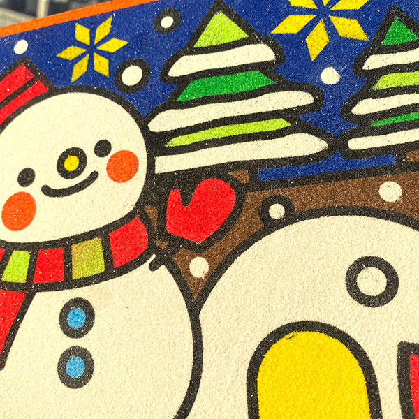 すな絵シリーズ［冬］ | 6.手作りワークショップ,手作りキット,冬の