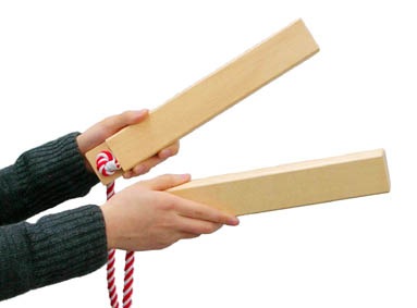 子供用拍子木 サイズ：長さ28.5cm 紐 約1.3m | 1.縁日グッズ,巴