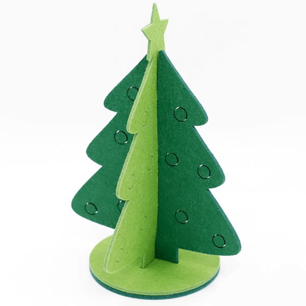 フェルトの卓上クリスマスツリー作り | 6.手作りワークショップ,手作り