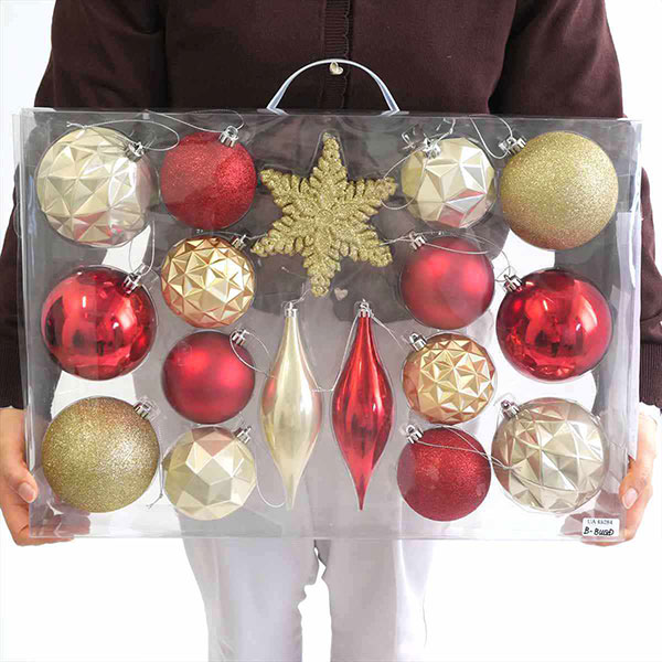 クリアケース入オーナメントセット（20個入） | 5.イベント装飾用品,冬