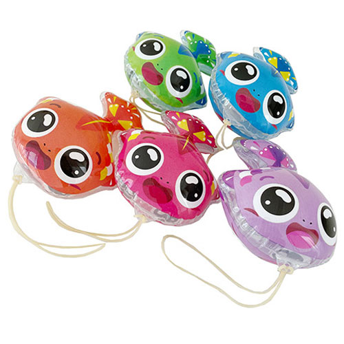 ビニール水ヨーヨー かわいいきんぎょ （5色アソート）10個入り | 1