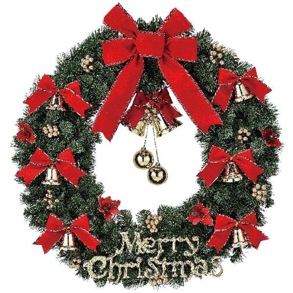 クリスマスリース 　 特大 　70cm 　Xmas ビッグクリスマスリース | 5.イベント装飾用品,冬の装飾品,クリスマス