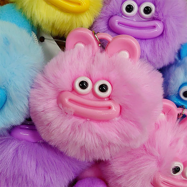 おもしろ参加賞景品 うさみみリップモンスター キーホルダー（12個入