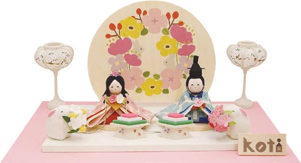 うさぎのお雛様 兎　動物　雛人形 時代物 うさぎのお雛様 兎 動物 雛人形 時代物 14営業日以内に発送》うさぎ