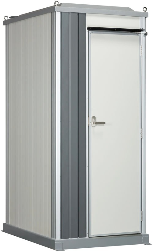 仮設トイレに見えないデザイン エポックトイレ 1室縦 ポンプ式簡易水洗