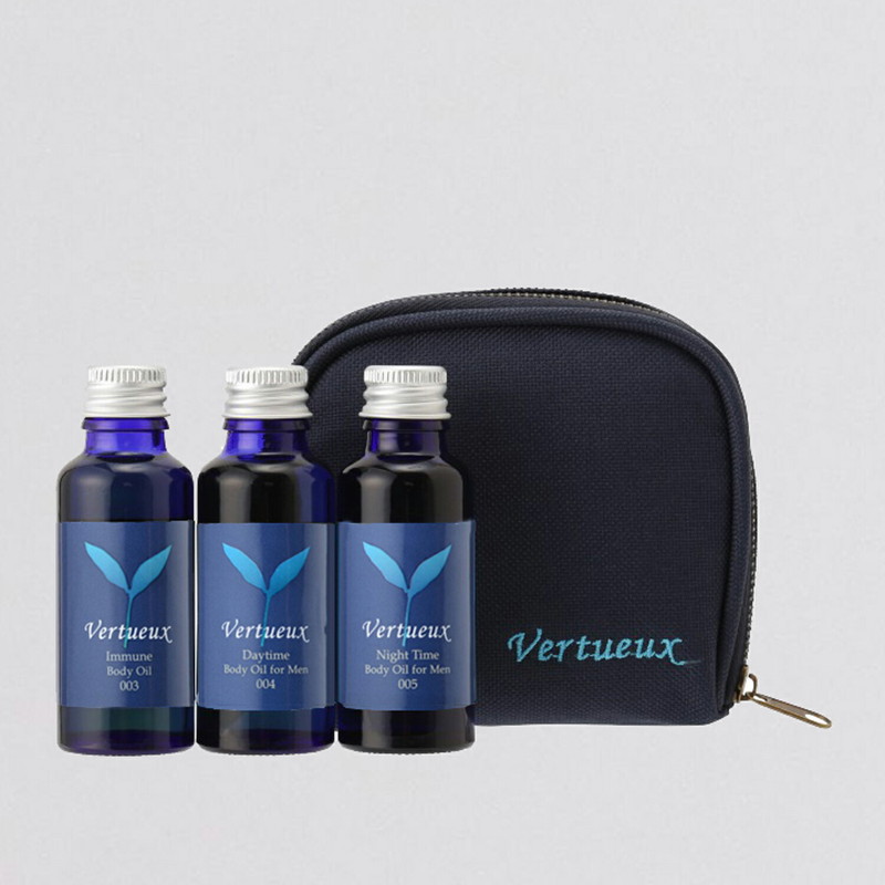 【 セット 】 ボデイオイル3点セット+ポーチ付き 003 イミューン　004 デイタイム 005 ナイトタイム