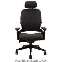 【海外受注生産納期3-4か月前後】Steelcase リープ ブラックフレーム ヘッドレスト付き New Black
