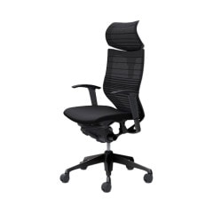 クーポンコード「okamura」で3%オフ【当店在庫商品】オカムラ / Baron（バロン） / グラデーションメッシュ / ボディーカラー：ブラック / エクストラローバック / 可動ヘッドレスト / アジャストアーム / フレームカラー：ブラック（特注） / 座面（張地）：ファブリック / カラー：ブラック