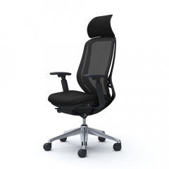 クーポンコード「okamura」で3%オフ【国内受注生産納期6～7週】オカムラ / Sylphy（シルフィー） / エクストラハイバック / 固定ヘッドレスト / アジャストアーム / 背面：メッシュ / アルミ脚 / ランバーサポート：無し