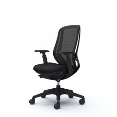 クーポンコード「okamura」で3%オフ【国内受注生産納期6～7週】オカムラ / Sylphy（シルフィー） / ハイバック / アジャストアーム / 背面：メッシュ / 樹脂脚 / ランバーサポート：無し