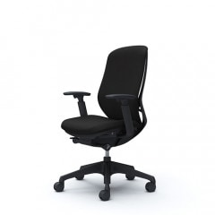 クーポンコード「okamura」で3%オフ【国内受注生産納期6～7週】オカムラ / Sylphy（シルフィー） / ハイバック / アジャストアーム / 背面：クッション / 樹脂脚 / ボディカラー：ブラック or ホワイト / ランバーサポート：無し